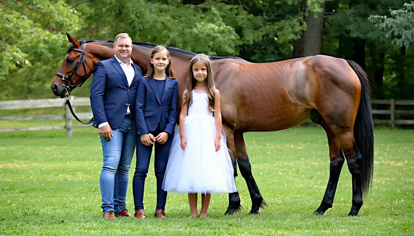 Equestrian Family